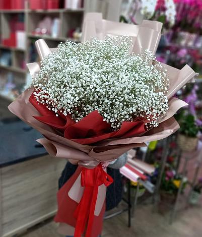 Букет цветов из: Гипсофила в Листвянке