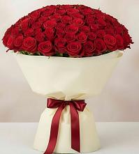 Букет 101 Красная роза Милано в Листвянке