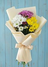 Букет цветов из:  Хризантемы #REPLACE_PRED# Листвянке