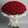 Букет 101 Красная роза Блэк Мэджик в Листвянке