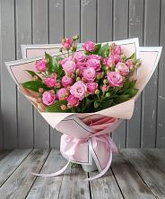 Букет Розовый кустик в Листвянке