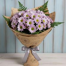 Букет цветов из:  Хризантемы в Листвянке