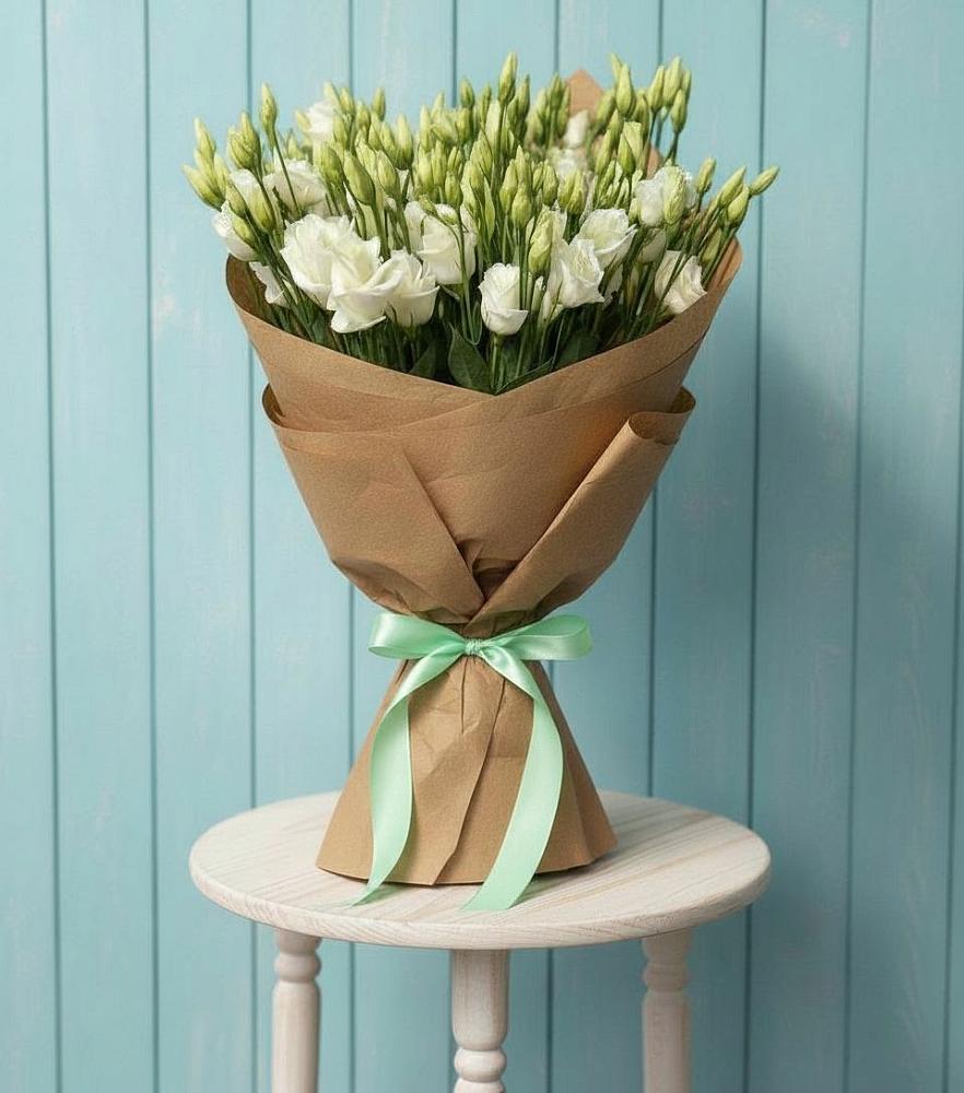 Букет цветов из: Лизиантусы в Листвянке