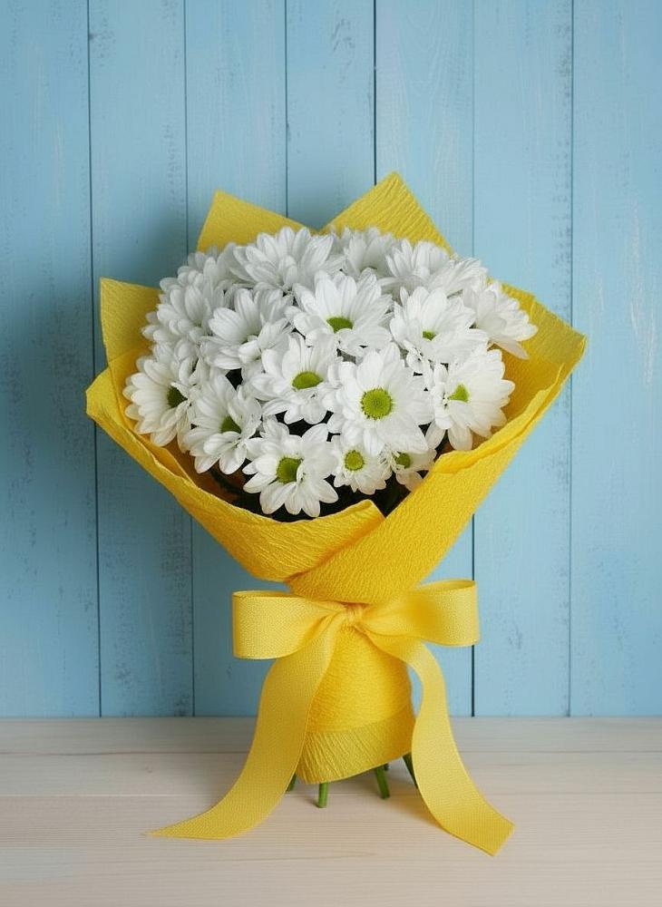 Букет цветов из: Хризантемы в Листвянке