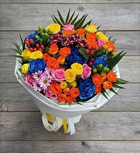 Букет цветов из:  Розы и Хризантемы #REPLACE_PRED# Листвянке