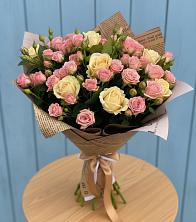 Букет цветов из:  Розы в Листвянке