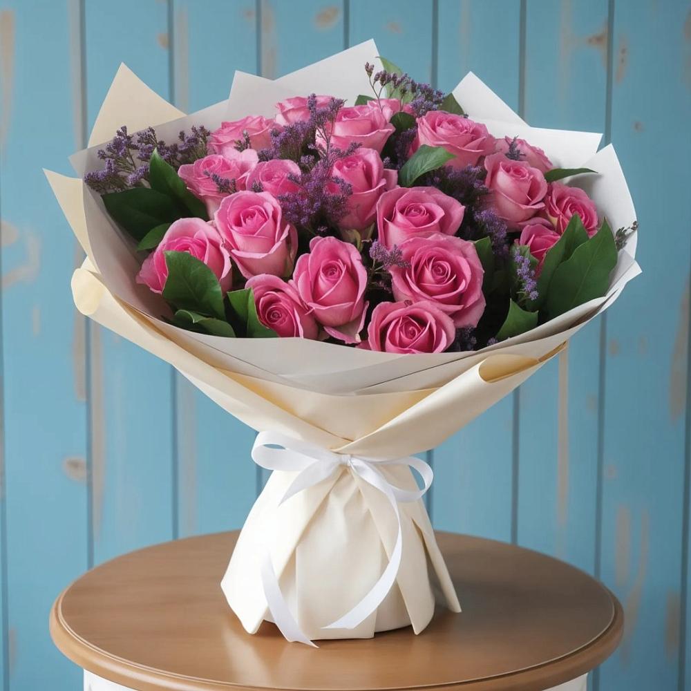 Букет цветов из: Розы в Листвянке